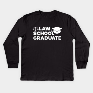 Law School Graduate Kids Long Sleeve T-Shirt